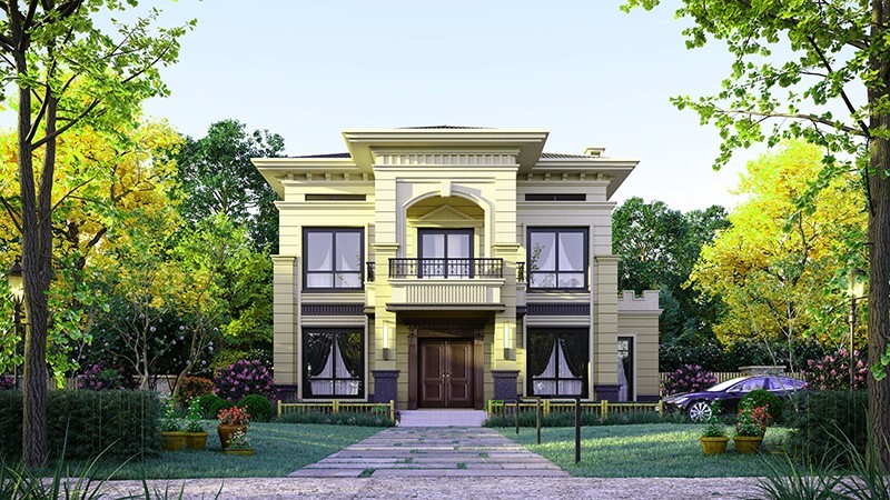 桦甸中式合院住宅，开放庭院与邻里乡亲更亲近